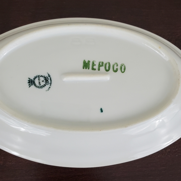 Vintage Union K Mepoco Trinket Floral Dish - Picture 7 of 8